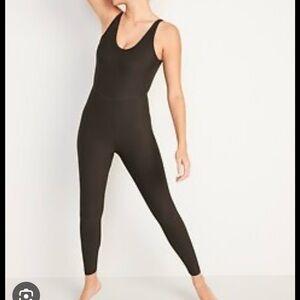 Old Navy L Black Sleeveless PowerSoft Bodysuit